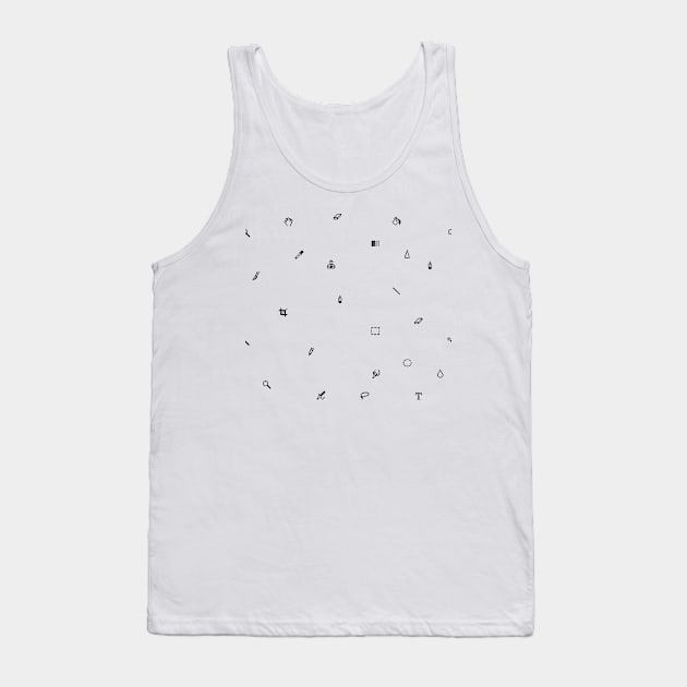 Pixel Tank Top by astronaut